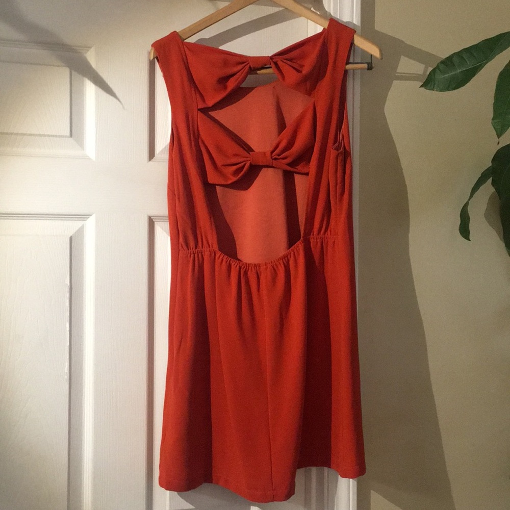 Orange Mini Dress